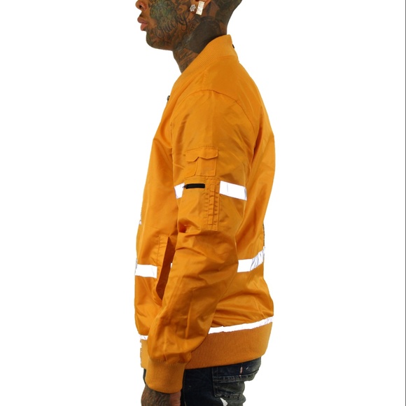 Well Established No Division Nylon Jacket Mustard - Picture 4 of 6